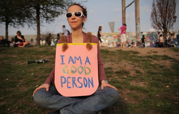 I am a good person, who now smells like onions. 